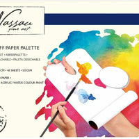Disposable Artist Tear Off Palette Paper Oil Acrylic Tear-Off Pad Paint Sheets iGadgitz Home