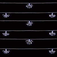 Christmas Lights 400 LED UltraBrights Starburst Silver Wire Ice White LEDs 4853 Premier