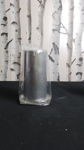 15cm 2 Asst Pillar Candle Gold + Silver One Piece Home & Garden Candles Unbranded