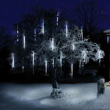 5x50cm Snowing Shower Lights 150 White LED Christmas Xmas House Tree Decoration - Retail ABC - Branded Goods - Discount Prices