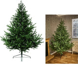 CHOICE Woodcote Pine Prelit White Green Xmas Snow Flocked Christmas Tree - Retail ABC - Branded Goods - Discount Prices