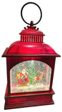 Premier DAMAGED Water Spinning Light Up LED Santa Claus Lantern Snow Globe - Retail ABC - Branded Goods - Discount Prices