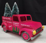 45cm Metal Christmas Tree Delivery Truck Van Display Piece Ornament Xmas Deco - Retail ABC - Branded Goods - Discount Prices