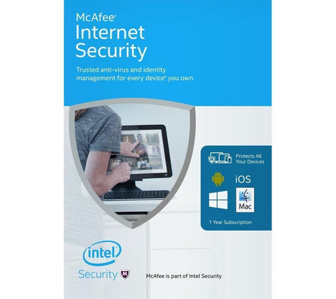 McAfee Internet Security - Latest Software - 1 Year - TEN USERS - EMAILED McAfee