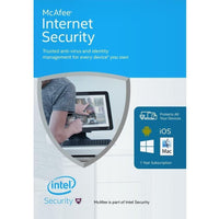 McAfee Internet Security - Latest Software - 1 Year - TEN USERS - EMAILED McAfee