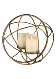 Wall Mounted Mirrored Candle Holder 35.5cm Metal Light Decor Candle not included The Outdoor Living Company