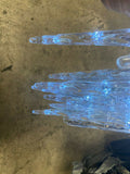 Christmas 24 Chaser Icicle Lights 72 White LED In/Outdoor House Tree DAMAGED - Retail ABC - Branded Goods - Discount Prices