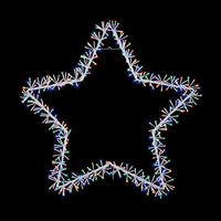 Premier Christmas Decoration white Starburst Star 1.2M Multi/Vintage Gold Premier