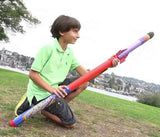 Hand Pump Shooting Rocket Watch It Fly Kids Garden Outdoor Games Toy New Surge