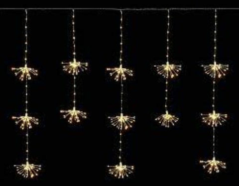 Premier 598 LEDs 1.0×1.2M Sputnik Pin Wire Curtain Christmas Decoration Lights - Retail ABC - Branded Goods - Discount Prices
