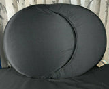 Camping Tent Folding BLACK Moon Chair Padded Round Seat Whitby Portable Outdoor CMY