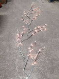 1.8m Pre-lit Silver Glitter Garland 96 Clear Lights Indoor Christmas Decoration - Retail ABC - Branded Goods - Discount Prices