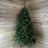 Premier 7ft Pre Lit Oregon Pine PVC Christmas tree Multi-Action Warm White LEDs Premier
