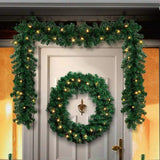 FULL SET CHRISTMAS DOOR SET PRELIT CHRISTMAS XMASDOOR SET & TREES WITH LED LIGHT - Retail ABC - Branded Goods - Discount Prices