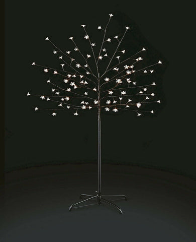 5ft 1.5m Pre-Lit Cherry Blossom Tree 96 White LED In/Outdoor Christmas Battery - Retail ABC - Branded Goods - Discount Prices