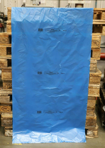 BLUE PLASTIC POLYTHENE BAG HEAVY DUTY Size: 35" x 67" Very Large Strong Unbranded/Generic