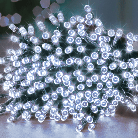 480 Ice White LED Supabrights Multi-action Lights Timer In / Outdoor 38.3m - Retail ABC - Branded Goods - Discount Prices