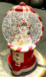 Premier LED Light Up Glitter Spinning Snowman Battery Power Ornament Snow Globe - Retail ABC - Branded Goods - Discount Prices