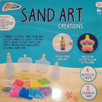 Sand Art Bottles Jar Kids Girls Craft DIY Hobby Party Activity Toy Game Kit Set Kreative Kids