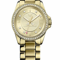 Juicy Couture Stella Women's Quartz Watch Gold Dial Analogue Display 1901076 Juicy Couture