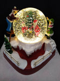 16cm Lit LED Glitter Water Spinner Children Santa Snow Globe Christmas Ornament - Retail ABC - Branded Goods - Discount Prices