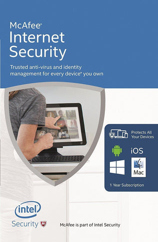 DOWNLOAD McAfee Internet Security Latest Software - 1 Year - ONE USER - EMAILED McAfee
