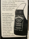 Barbecue Tool Set With Classic Apron Jack Daniels Two Deep Pockets SEE IMAGES Jack Daniels