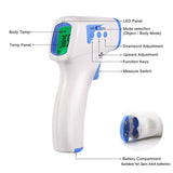 Digital Infrared Forehead Thermometer Room Non-Contact Temperature Gun For Adult Hetaida