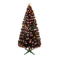 Premier Decorations 4ft (120cm) Christmas Tree with LED Stars -Black Premier
