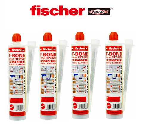 Fischer 300ml chemical anchor polyester resin fixing studs studding OUT OF DATE Zetapro