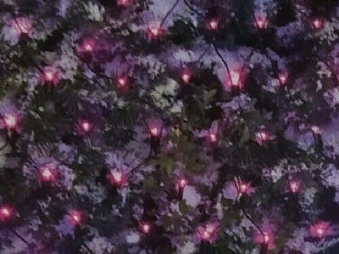 140 Pink LED Connectable Net Lights Multi-Action Battery Op Christmas Premier Decorations