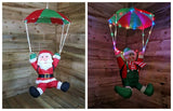 Premier 60cm Parachuting Christmas Elf or Santa Claus Multi-Colour LED Lights - Retail ABC - Branded Goods - Discount Prices