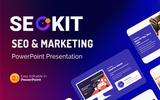 Seokit SEO Marketing Infographic Presentation Bundle PowerPoint Unique Templates Creative
