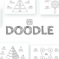 Doodle Animated Infographics Presentation Bundle PowerPoint 8 Unique Templates Creative