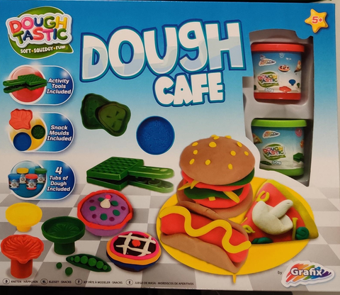 CAFE Kids Play Modelling Clay Dough Moulding Set Shapes Moulds INCLUDES 4 TUBS - Retail ABC - Branded Goods - Discount Prices