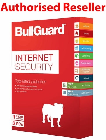 Download BullGuard 2022 Sicurezza Internet 3 Utenti 1 Anno Originale Licenza PC BullGuard
