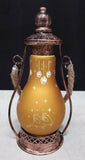 Orange Gold LED Lantern Light Reindeer Baubles Stars Battery Operated Ornament Premier
