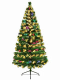 Fibre Optic 1.2m Colour Change Firework Burst Christmas Tree with Warm White LED CHRISTMAS