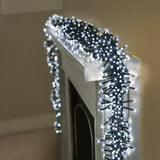 Premier 2000 Ice White LEDs Christmas Cluster Lights IN/OUTDOOR 25M Premier