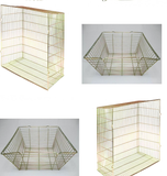 17 x 14 x 6'' Square Terminal Guard Boiler Flue Outlet Basket Zinc Deep Cage Tower