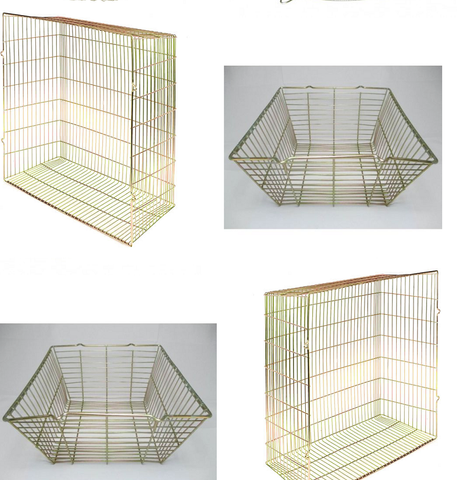 17 x 14 x 6'' Square Terminal Guard Boiler Flue Outlet Basket Zinc Deep Cage Tower