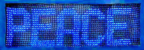 Premier Programmable Warm White LED Net Light - 4m x 1.2m 1280 LEDs Premier