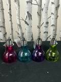 Joblot 56 x Hanging Light Bulb Shape Tealight Holder Glass Outer Protects Flame Unbranded