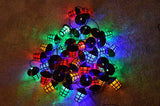 Premier Set of 80 Multi Coloured LED Chasing Lantern Lights Christmas Decoration - Retail ABC - Branded Goods - Discount Prices