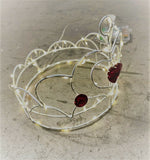 Premier Battery Operated Copper Wire Queen Red Jewelled LED Crown Decoration - Retail ABC - Branded Goods - Discount Prices