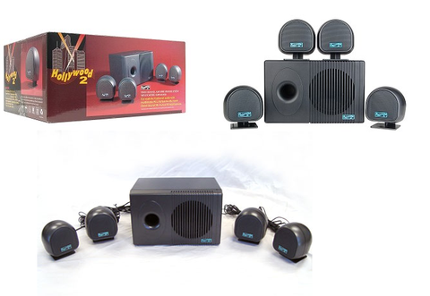 New Logisys Hollywood II 32W RMS 4.1 Amplified Surround Speaker System Logisys