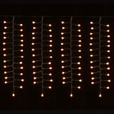Indoor & Outdoor Frosted Cluster 425 LED Curtain Christmas Lights - WARM WHITE Premier Decorations