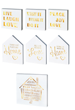 LED LIGHT UP MARQUEE CANVAS Wall Art Poster Picture Prints Home Love Peace Laugh Premier