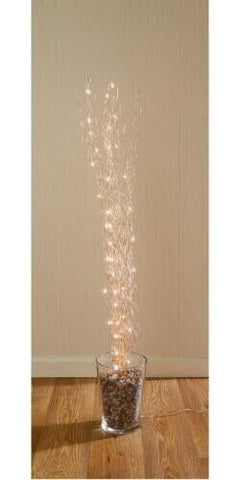 Premier 80 White LED Christmas Rose gold Light Decorations 1.2m Premier