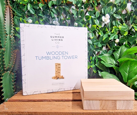 Premier Wooden Blocks 60 Outdoor Family Garden Jenga Tumbling Tower Ty